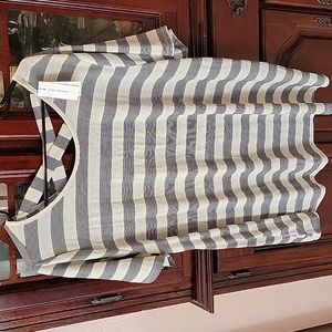 Lane bryant top, stripes, crisscross back size 18/20